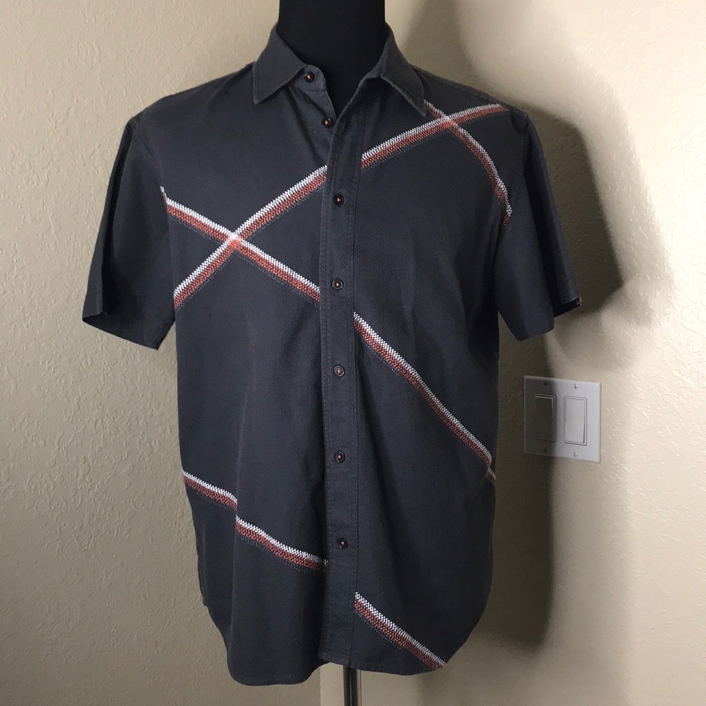 ARMANI EXCHANGE Button Down Shortsleeve Shirt L